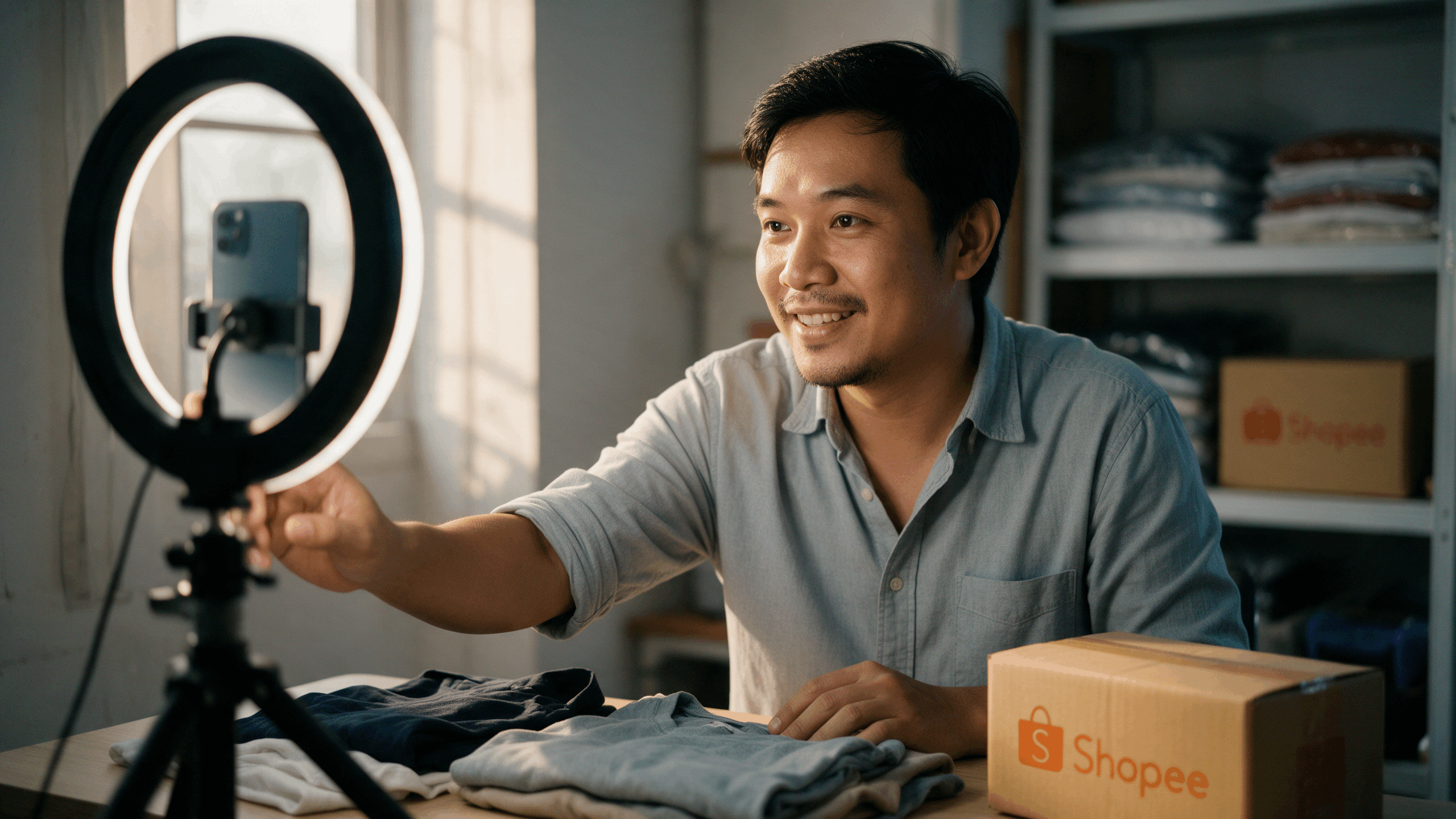 Shopee Live: como funciona a venda ao vivo e o desafio de responder o chat em tempo real